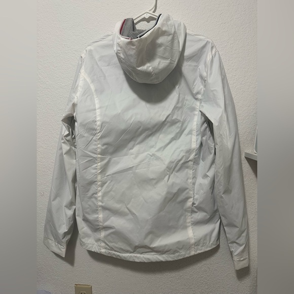 Ponant France White Nylon Hoodie Jacket size M - Picture 8 of 15